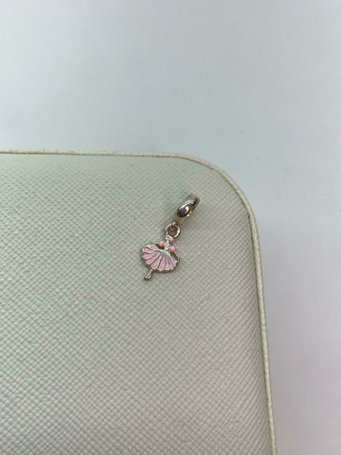 Berloque Pingente Bailarina Resina 10mm