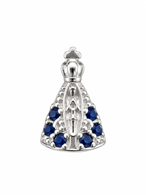 Pingente Nossa Senhora Azul M