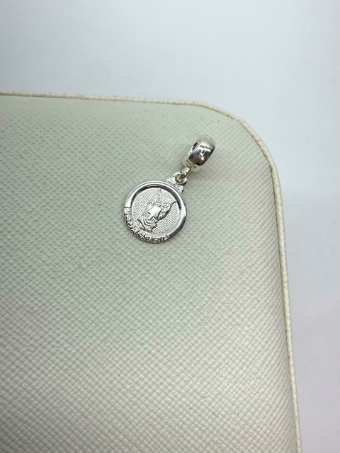 Berloque Pingente Medalha Pedagogia 14mm