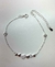 Pulseira Lisa Lap Coracoes E Pontos De Luz 16+5cm - comprar online