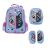 Kit Y/O Combo escolar primaria Mochila, Lonchera y Lapicera. cat black/white