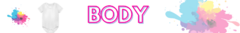 Banner da categoria Body de bebê