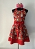Delantal Pin up Diseño rojo - comprar en línea