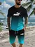Conjunto 3d casual masculino. - loja online