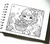 Livro para Colorir Jardim 50 Desenhos - Ateliê Tamires Silva Papelaria Criativa
