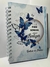 Caderno de Pedidos Personalizado Borboleta Azul