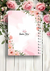 Caderno Floral Rosa na internet