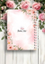 Caderno Floral Rosa - comprar online