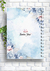 Caderno Floral Azul - comprar online