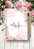 Caderno Floral Rosa - comprar online