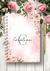 Caderno Floral Rosa