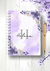 Caderno Floral Lílas - comprar online