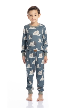 PIJAMA LONGO UNISSEX POLAR na internet