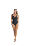 MAIÔ ILHA STELLA PRETO COM DECOTE V - comprar online