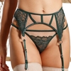 CINTA-LIGA EM TULE ILUSION E RENDA - comprar online