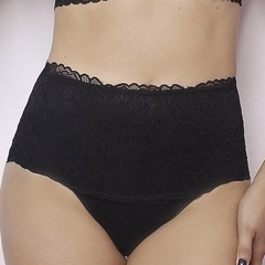CALCINHA HOT PANTS MODELADORA RENDA - LojaRichesse