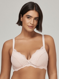 SUTIÃ MEIA TAÇA RENDADO PLUS SIZE - comprar online