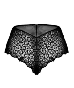 CALCINHA HOT PANTS RENDA E TULE CARMEN na internet