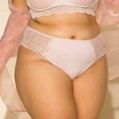 CALCINHA MICROFIBRA E RENDA PLUS SIZE - comprar online