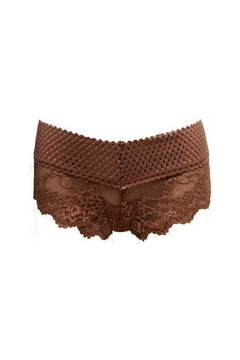 CALCINHA CALEÇON NUDE RENDA BLOND