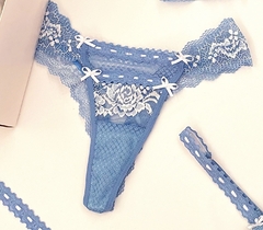 CALCINHA FANCY PANTY SIX SENSES BICOLOR