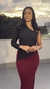 Blusa assimétrica manca - SALU