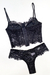 Conjunto Erica em Renda Preto - comprar online