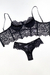 Conjunto Erica em Renda Preto