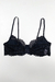 Conjunto Antônia em Renda Chantilly com Aro de Sustentação - Preto - Fabi Lingerie 