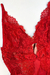 Body Leticia Vermelho - Fabi Lingerie 