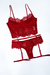 Conjunto Erica em Renda Vermelho - comprar online
