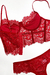 Imagem do Conjunto Erica em Renda Vermelho