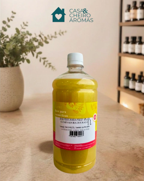 Base para Body Splash Dourada 1L