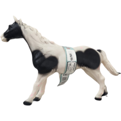 BONECO CAVALO MALHADO DE VINIL BRANCO C/ PRETO DB PLAY - comprar online