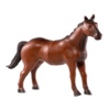 Boneco Cavalo de Vinil Marrom Animais da Fazendo Db Play