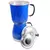 Cafeteira Alumínio Extra Forte Econômica Manual Tipo Italiana Azul