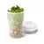KIT 02 Copo para Salada Lancheira Salada de Frutas Fitness