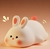 Luminária Infantil Abajur LED Siliconado Coelhinho AKL-L003 (LUMINAKLL003) - loja online