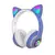Gato Colorido LED Smartphone Headphone, Telefone, Geek Gamer, Gatinho - loja online