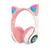 Imagem do Gato Colorido LED Smartphone Headphone, Telefone, Geek Gamer, Gatinho