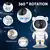 Galaxy estrela astronauta projetor led night light céu estrelado porjetores lâ - Mundo Útil Brasil