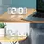3D LED Digital Despertador, Relógio de parede, Hora, Dados, Temperatura, Casa,