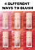 HANDAIYAN 6 Cores Líquido Fosco Blush Highlighter Contouring Stick Contorno Esp - Mundo Útil Brasil