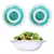Tigela 2 Tigelas Saladeira 1200ml Melamina Espiral Luxo 1,2L