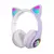 Gato Colorido LED Smartphone Headphone, Telefone, Geek Gamer, Gatinho - comprar online