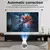 Projetor magcúbico 4k android 11 hy300 pro duplo wifi6 260ansi allwinner h713 b - Mundo Útil Brasil