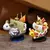 Anime uma peça navio figura luffy modelo de brinquedo super bonito mini barco T - loja online