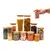 kit de 13 potes de vidro com tampa de bambu hermético redondo mantimento - Tud - comprar online