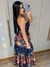 Vestido lastex - azul escuro - comprar online