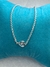 Pulseira de Prata 925 Coração Branco Central - comprar online